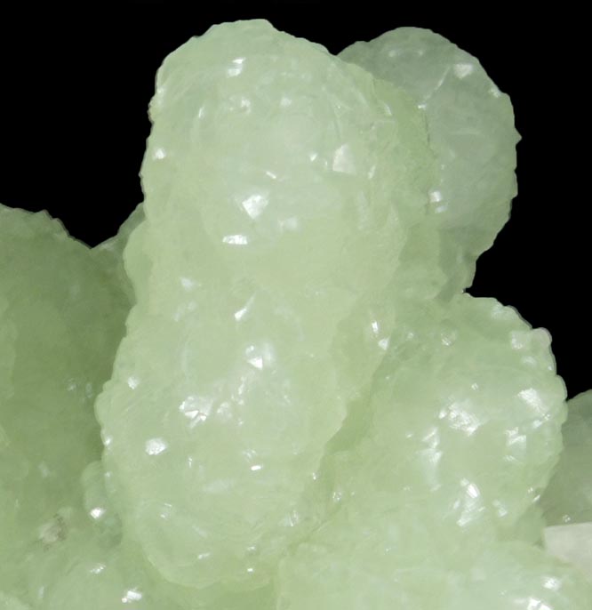 Prehnite pseudomorphs after Anhydrite from Interstate 80 road cut, Paterson, Passaic County, New Jersey