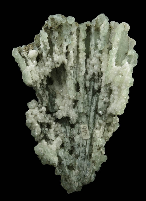 Prehnite pseudomorph after Anhydrite with minor Calcite from Prospect Park Quarry, Prospect Park, Passaic County, New Jersey