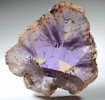 Quartz var. Ametrine Crystal polished slice (rare combination of amethyst and citrine) from Anahi Mine, La Gaiba District, Angel Sandoval Province, Santa Cruz Department, Bolivia