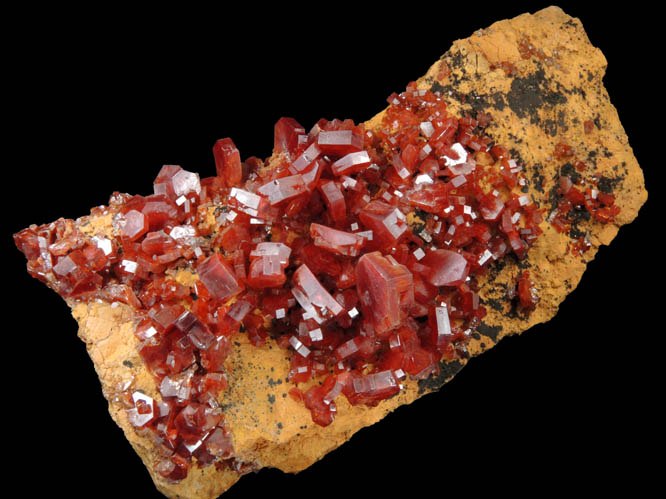 Vanadinite from Mibladen, Haute Moulouya Basin, Zeida-Aouli-Mibladen belt, Midelt Province, Morocco