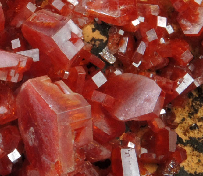 Vanadinite from Mibladen, Haute Moulouya Basin, Zeida-Aouli-Mibladen belt, Midelt Province, Morocco