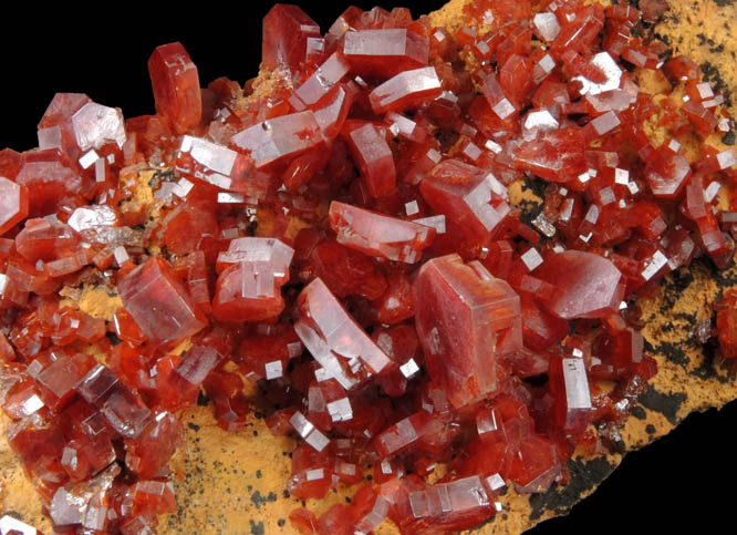 Vanadinite from Mibladen, Haute Moulouya Basin, Zeida-Aouli-Mibladen belt, Midelt Province, Morocco