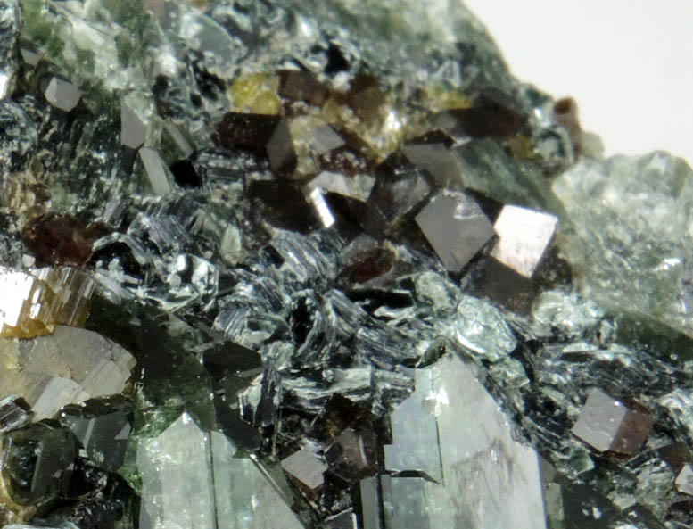 Epidote, Diopside, Grossular, Clinochlore from Marki Khel (southwest of Jalalabad), Nangarhar Province, Afghanistan