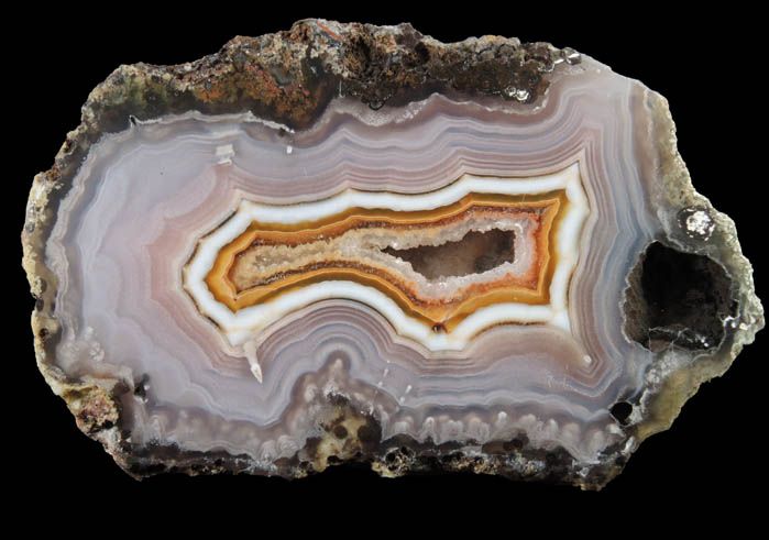 Quartz var. Agua Nueva Agate from Rancho Agua Nueva, Chihuahua, Mexico