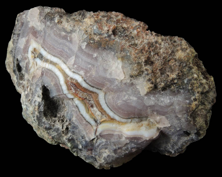 Quartz var. Agua Nueva Agate from Rancho Agua Nueva, Chihuahua, Mexico