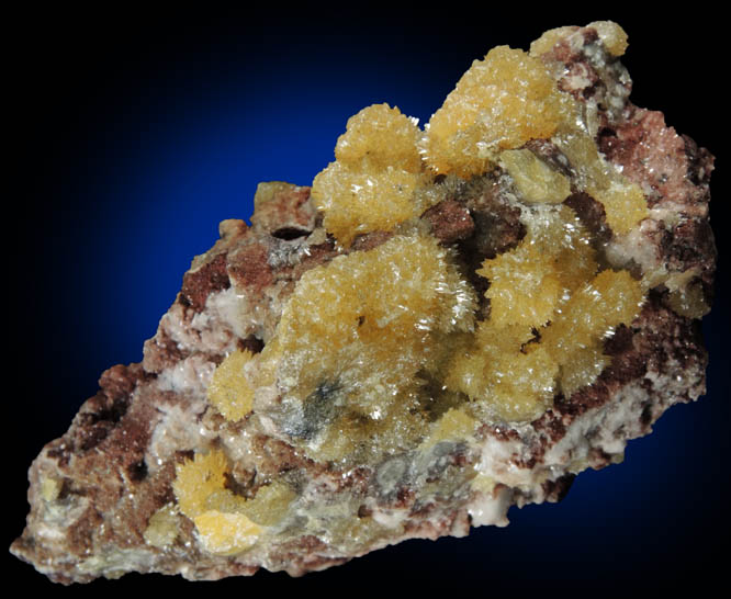 Mimetite on Dolomite from Tsumeb Mine, Otavi-Bergland District, Oshikoto, Namibia