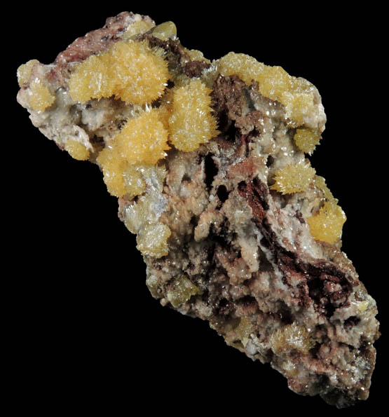 Mimetite on Dolomite from Tsumeb Mine, Otavi-Bergland District, Oshikoto, Namibia