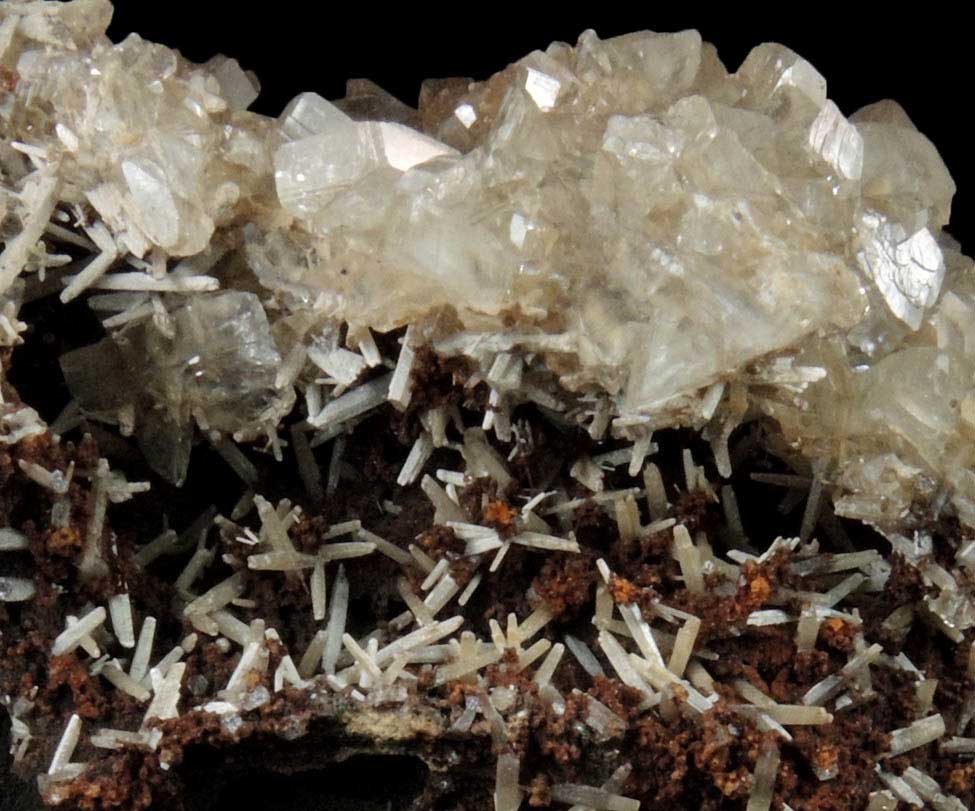 Tarbuttite with Pyromorphite from Kabwe (Broken Hill), Central Province, Zambia (formerly Southern Rhodesia) (Type Locality for Tarbuttite)