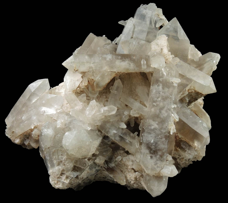 Quartz var. Smoky Quartz from Lord Hill Quarry, Stoneham, Oxford County, Maine