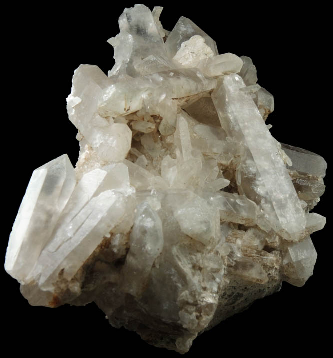 Quartz var. Smoky Quartz from Lord Hill Quarry, Stoneham, Oxford County, Maine