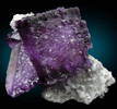 Fluorite on Dolomite from Elmwood Mine, Carthage, Smith County, Tennessee