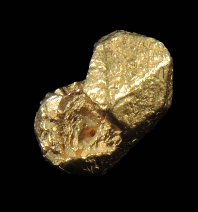 Gold Crystal from Yentna District, Matanuska-Susitna Borough, Alaska