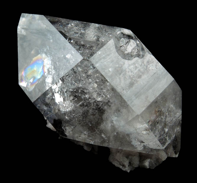 Quartz var. Herkimer Diamond with Dolomite from Eastern Rock Products Quarry (Benchmark Quarry), St. Johnsville, Montgomery County, New York