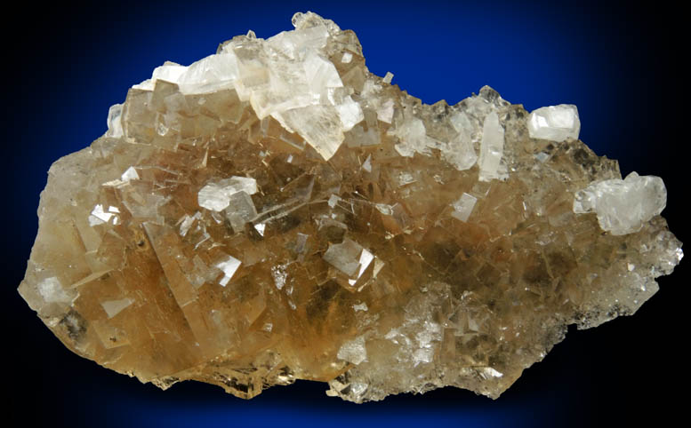 Fluorite with Barite and Calcite from Villabona District, Asturias, Spain