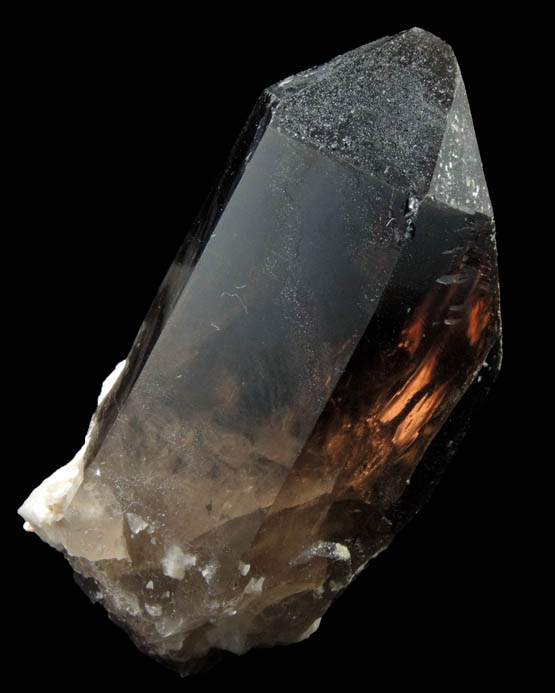 Quartz var. Smoky Quartz (Dauphin Law Twin) from Moat Mountain, west of North Conway, Carroll County, New Hampshire