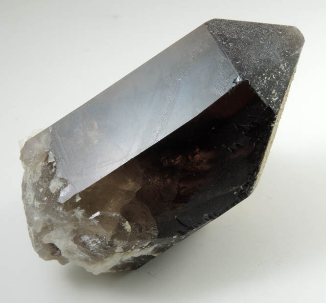 Quartz var. Smoky Quartz (Dauphin Law Twin) from Moat Mountain, west of North Conway, Carroll County, New Hampshire