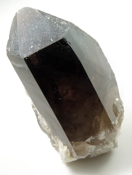 Quartz var. Smoky Quartz (Dauphin Law Twin) from Moat Mountain, west of North Conway, Carroll County, New Hampshire