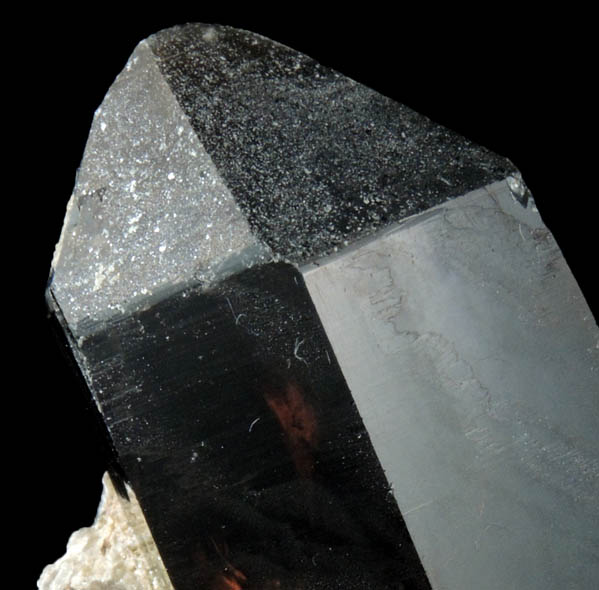 Quartz var. Smoky Quartz (Dauphin Law Twin) from Moat Mountain, west of North Conway, Carroll County, New Hampshire