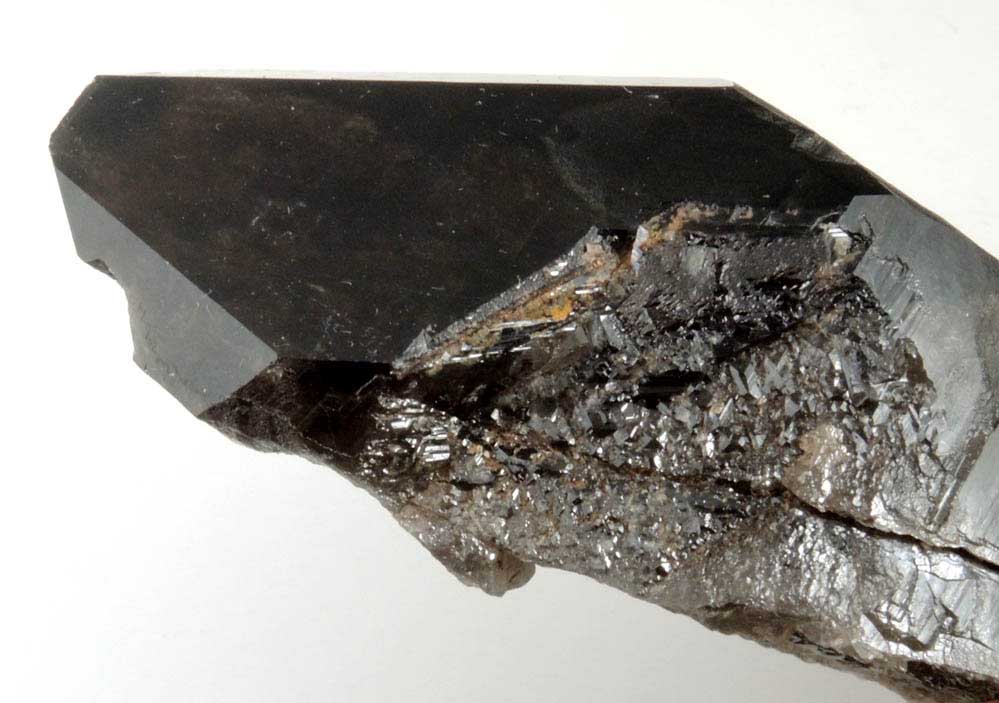 Quartz var. Smoky Quartz (Dauphin Law Twin) from Moat Mountain, west of North Conway, Carroll County, New Hampshire