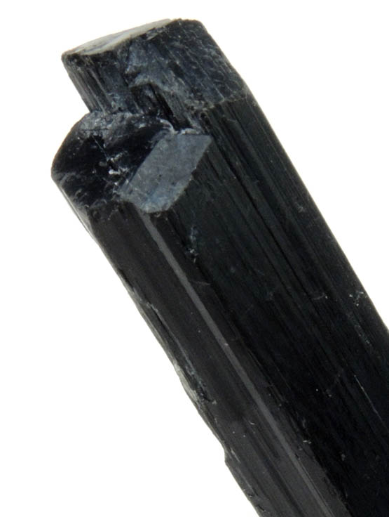 Arfvedsonite (rare terminated twinned Arfvedsonite crystal) from Hurricane Mountain, east of Intervale, Carroll County, New Hampshire