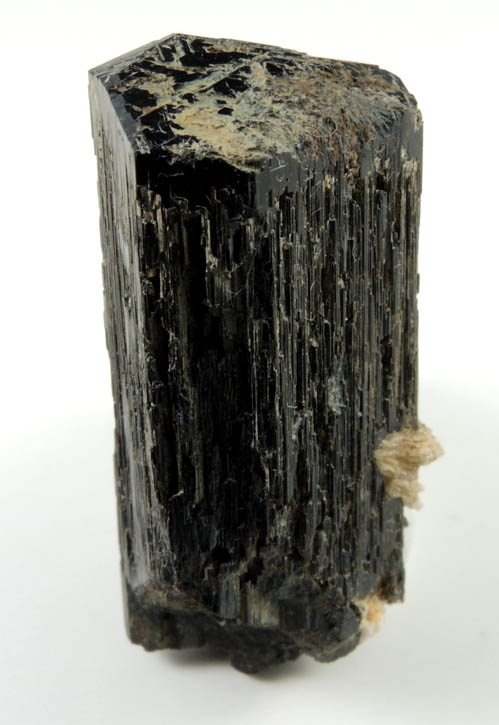 Arfvedsonite (rare terminated Arfvedsonite crystal) from Hurricane Mountain, east of Intervale, Carroll County, New Hampshire