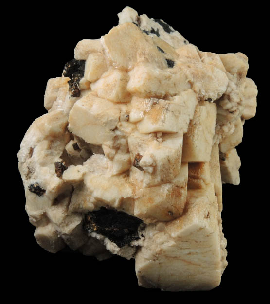 Microcline with Arfvedsonite from Hurricane Mountain, east of Intervale, Carroll County, New Hampshire