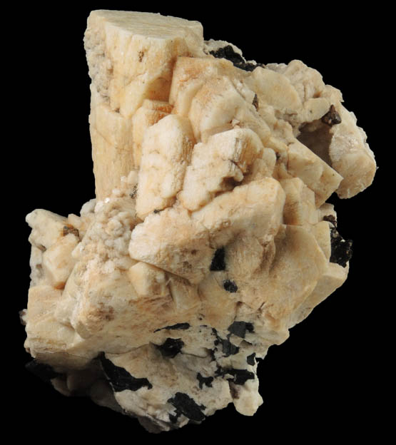 Microcline with Arfvedsonite from Hurricane Mountain, east of Intervale, Carroll County, New Hampshire