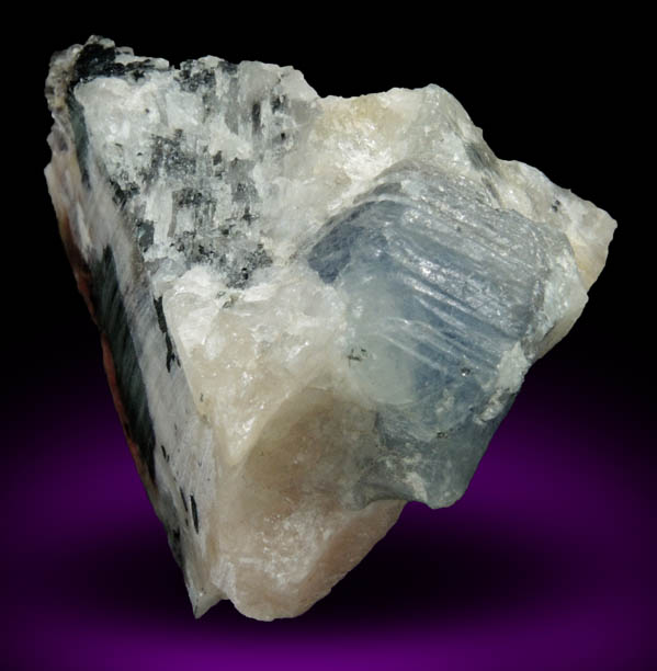 Grandidierite from Taolaaro District (Fort Dauphin), Tular Province, Madagascar (Type Locality for Grandidierite)