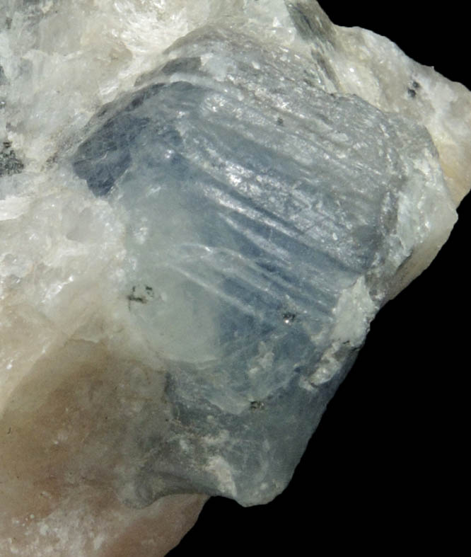 Grandidierite from Taolaaro District (Fort Dauphin), Tular Province, Madagascar (Type Locality for Grandidierite)