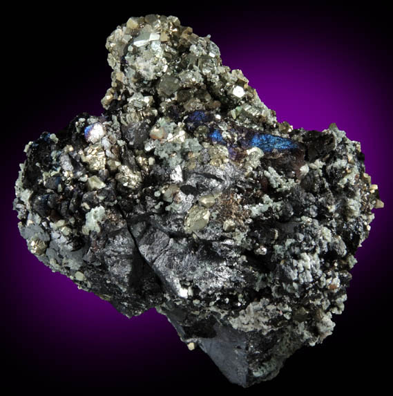 Magnetite and Pyrite from ZCA Pierrepont Mine, Pierrepont, St. Lawrence County, New York
