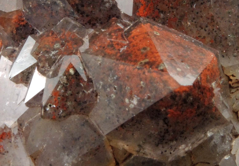 Quartz var. Amethyst Quartz with Hematite inclusions from Blue Point Mine, Pearl Station, Thunder Bay District, Ontario, Canada