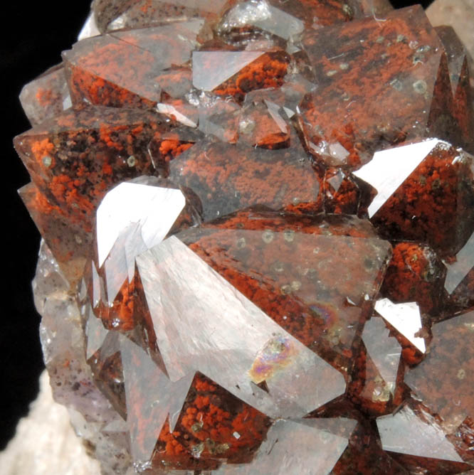 Quartz var. Amethyst Quartz with Hematite inclusions from Blue Point Mine, Pearl Station, Thunder Bay District, Ontario, Canada