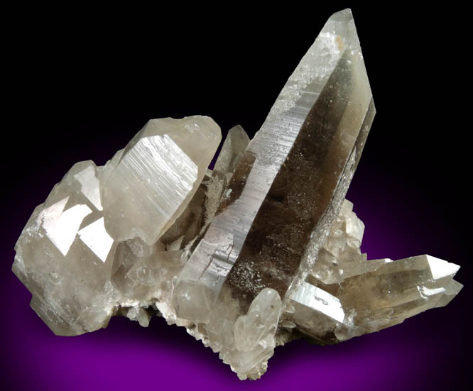 Quartz var. Smoky Quartz from Peter's Pocket, Bartlett, Carroll County, New Hampshire