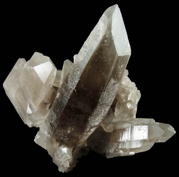 Quartz var. Smoky Quartz from Peter's Pocket, Bartlett, Carroll County, New Hampshire