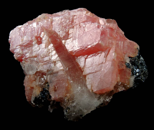 Rhodochrosite with Quartz from Sweet Home Mine, Buckskin Gulch, Alma District, Park County, Colorado