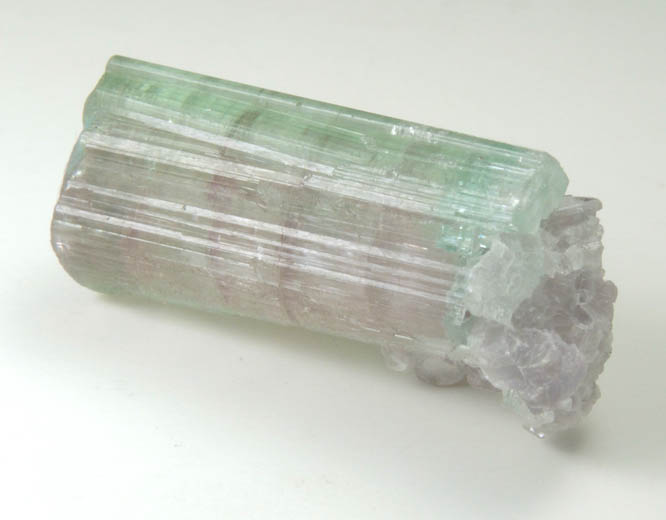 Elbaite Tourmaline with Lepidolite from Pederneira Mine, Sao Jos da Safira, Minas Gerais, Brazil