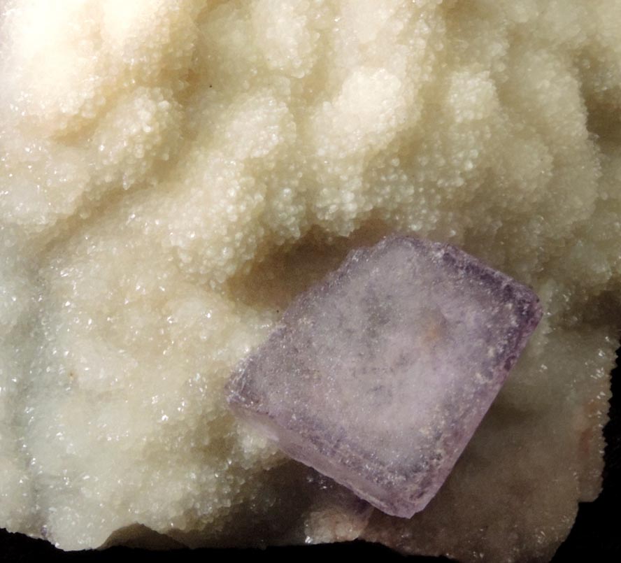 Fluorite on Quartz from Qinglong Mine, Dachang, Qianxi'nan, Guizhou, China
