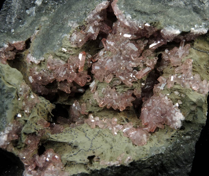 Rhodochrosite with Sphalerite from Cavnic Mine (Kapnikbanya), Maramures, Romania