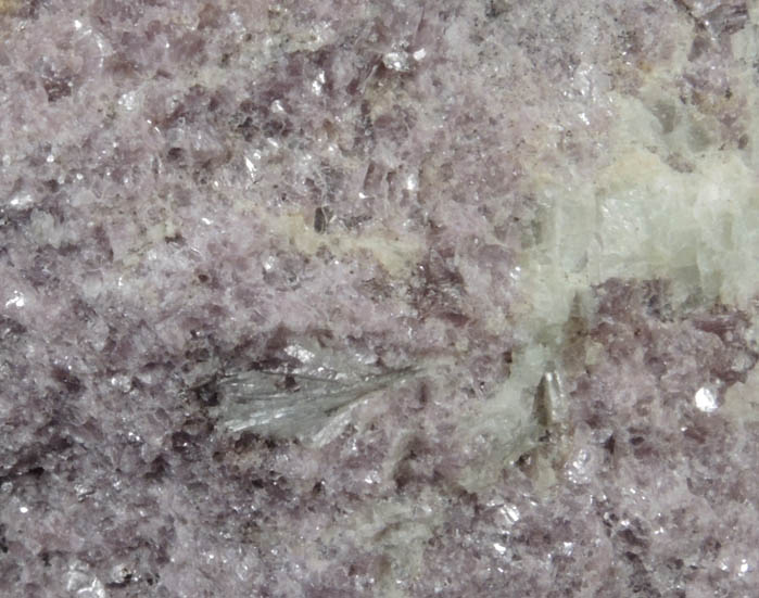 Lepidolite from Havey Quarry, Poland, Androscoggin County, Maine