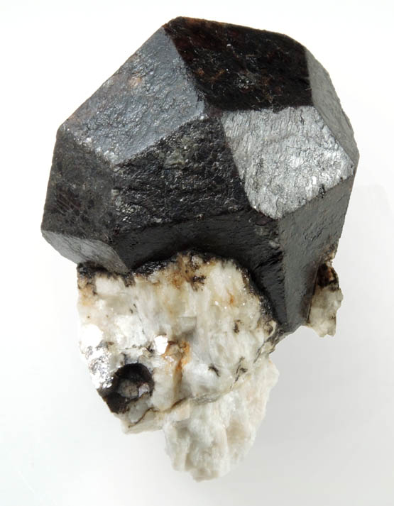 Almandine Garnet on Albite from Hedgehog Hill, Peru, Oxford County, Maine