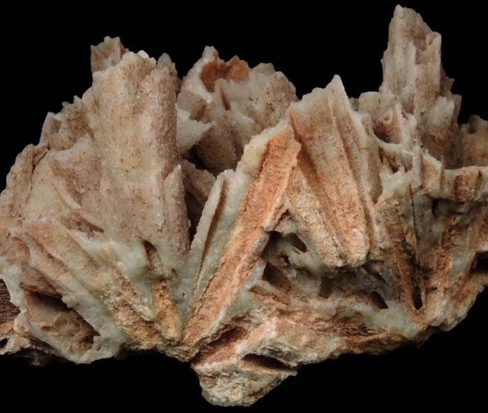 Quartz pseudomorphs after Glauberite from Upper Montclair, Essex County, New Jersey