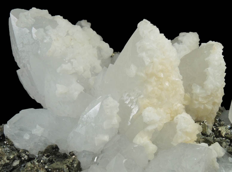 Quartz, Dolomite, Chalcopyrite from Cavnic Mine (Kapnikbanya), Maramures, Romania