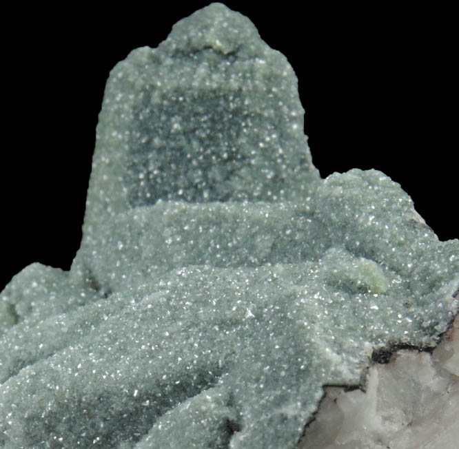 Smithsonite over Calcite from Tsumeb Mine, Otavi-Bergland District, Oshikoto, Namibia