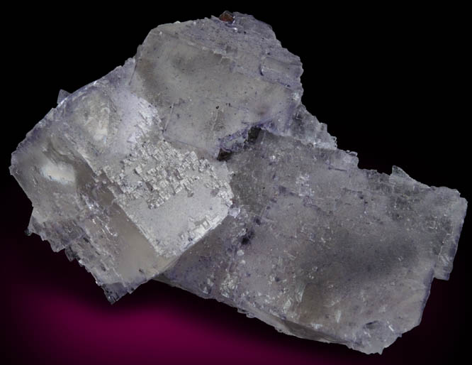 Fluorite over Sphalerite from Elmwood Mine, Carthage, Smith County, Tennessee