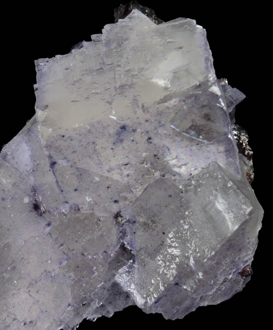 Fluorite over Sphalerite from Elmwood Mine, Carthage, Smith County, Tennessee