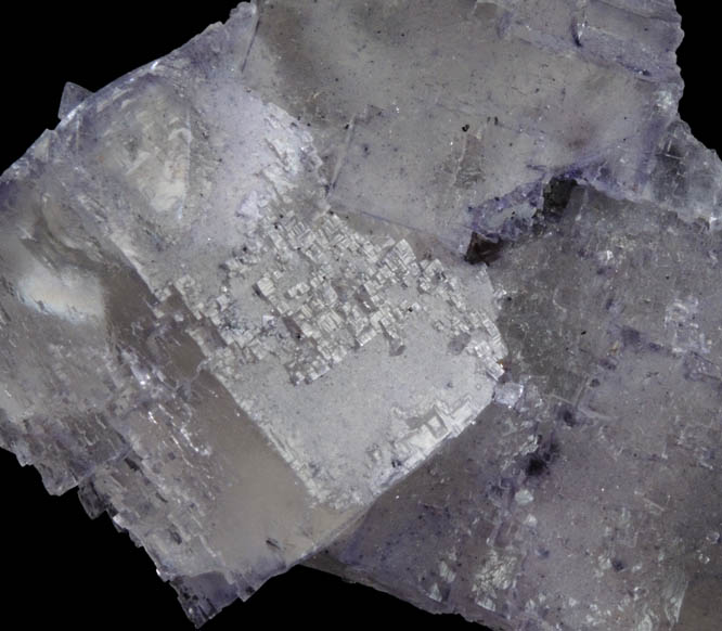 Fluorite over Sphalerite from Elmwood Mine, Carthage, Smith County, Tennessee