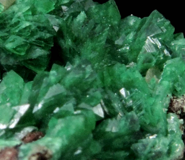 Adamite var. Cuproadamite with Wulfenite from Tsumeb Mine, Otavi-Bergland District, Oshikoto, Namibia