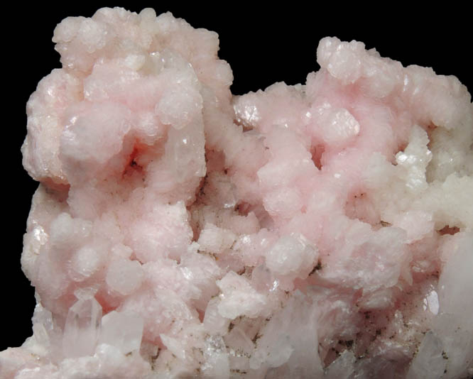 Rhodochrosite on Quartz from Cavnic Mine (Kapnikbanya), Maramures, Romania