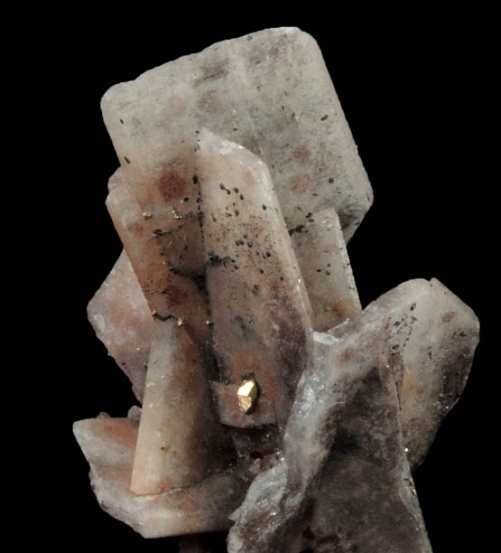 Barite with Pyrite and Hematite from St. Joe Mine, Balmat, St. Lawrence County, New York