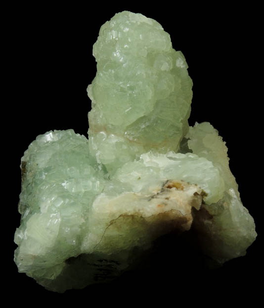 Prehnite from Lane's Quarry, Westfield, Hampden County, Massachusetts